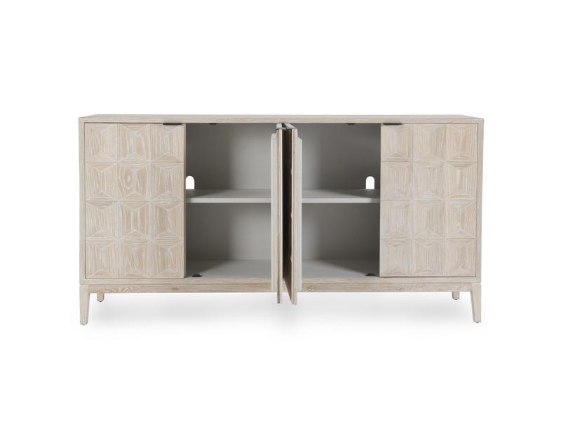 Mira - 4 Door Sideboard - White