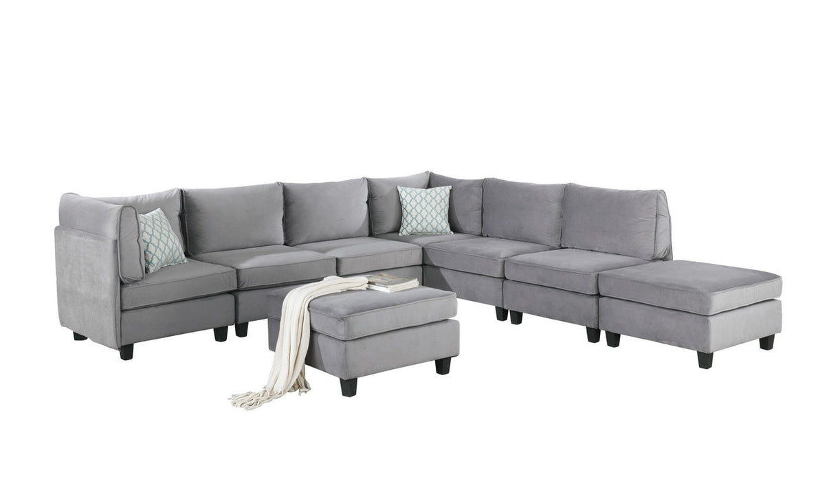 Zelmira - Velvet Sctional Sofa