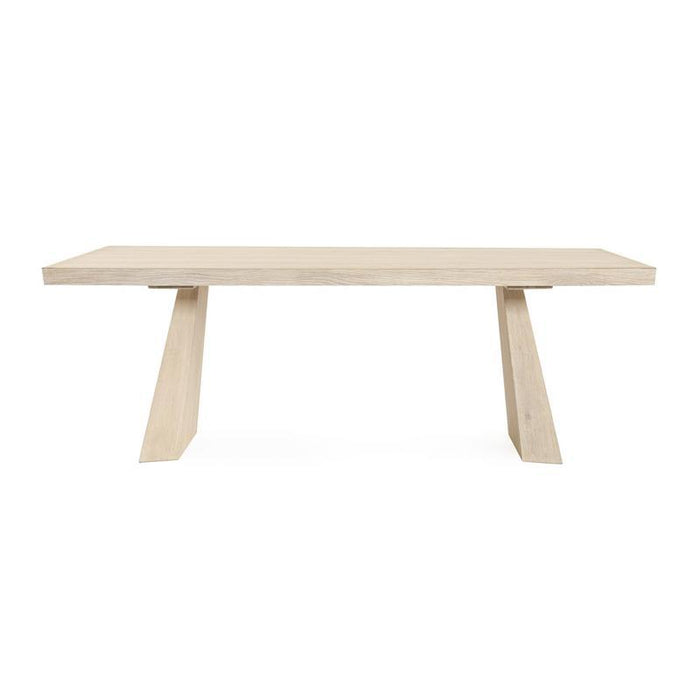 Sanford - Oak Veneer Dining Table - White Wash