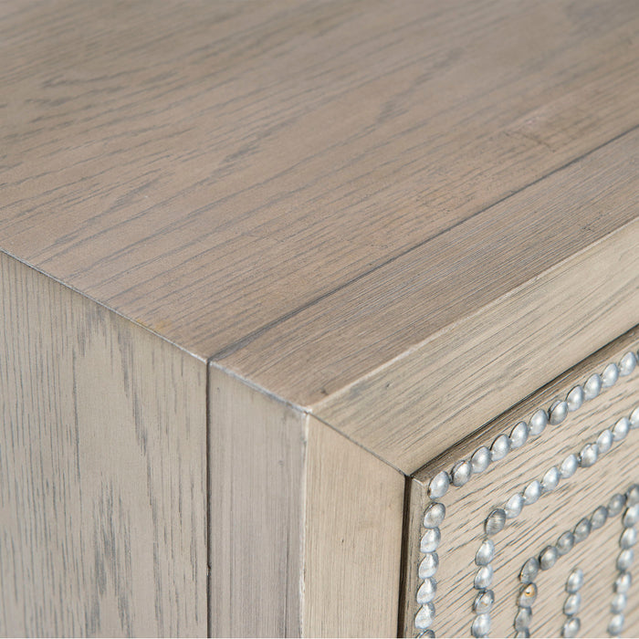 Devya - Accent Chest - Gray Oak