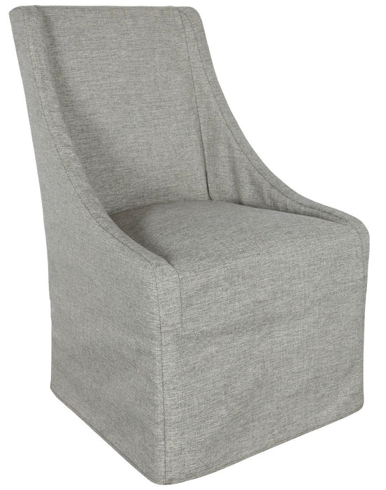 Warwick - Upholstered Rolling Dining Chair