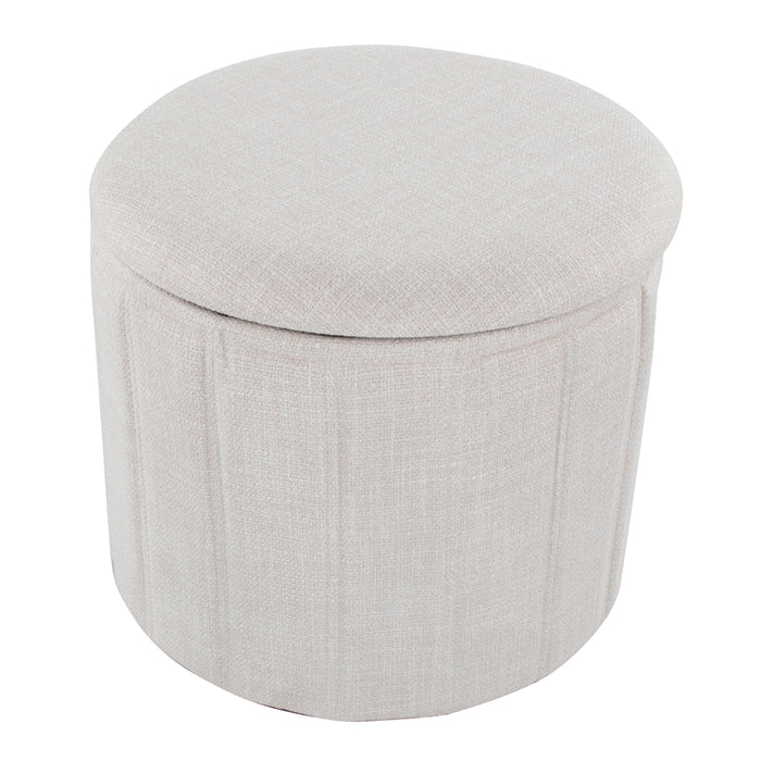 Lindsey - Contemporary / Glam Folding Storage Ottoman