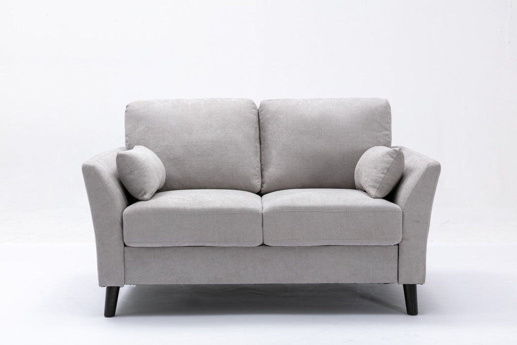 Damian - Woven Fabric Loveseat