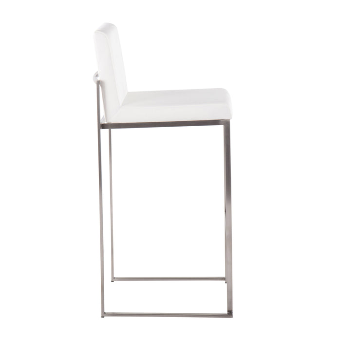 Fuji - Contemporary And Modern Elegance High Back Barstool