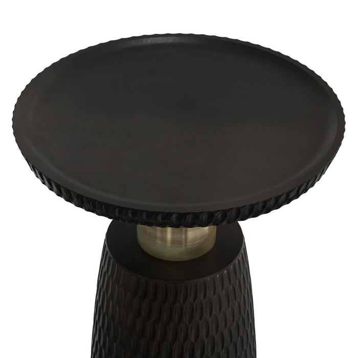 Breanna - Side Table - Black / Gold