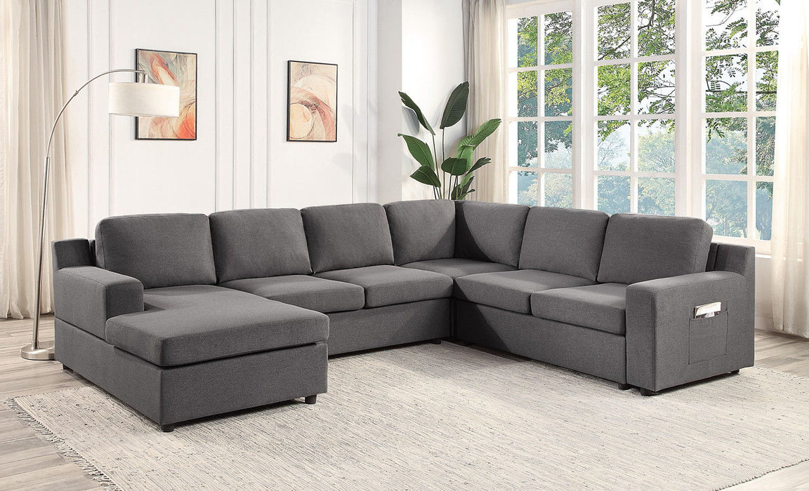 Waylon - Linen Sectional Sofa