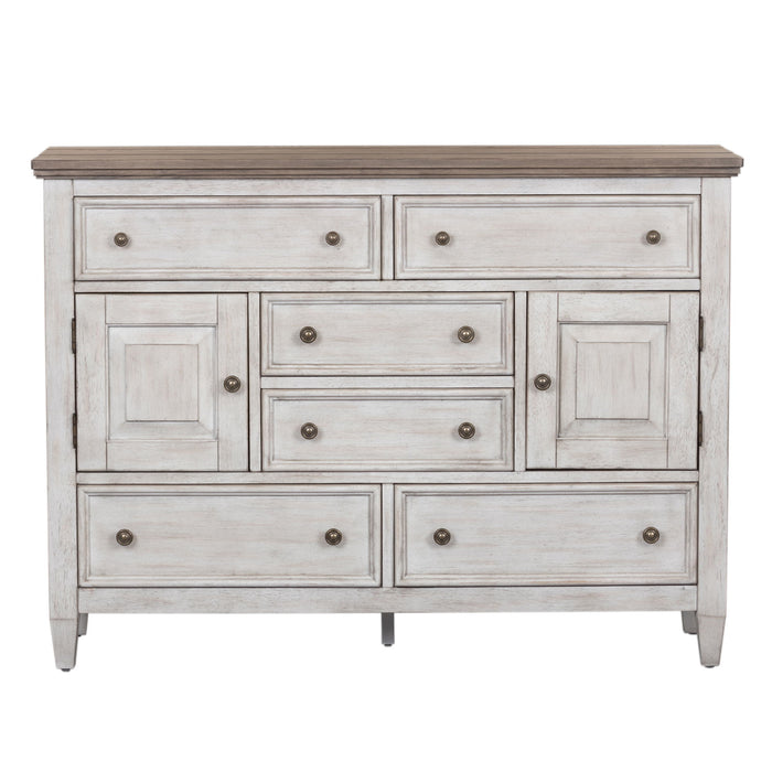 Heartland - 2 Door 6 Drawer Chesser - White