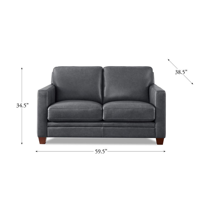 Naples - Leather Loveseat