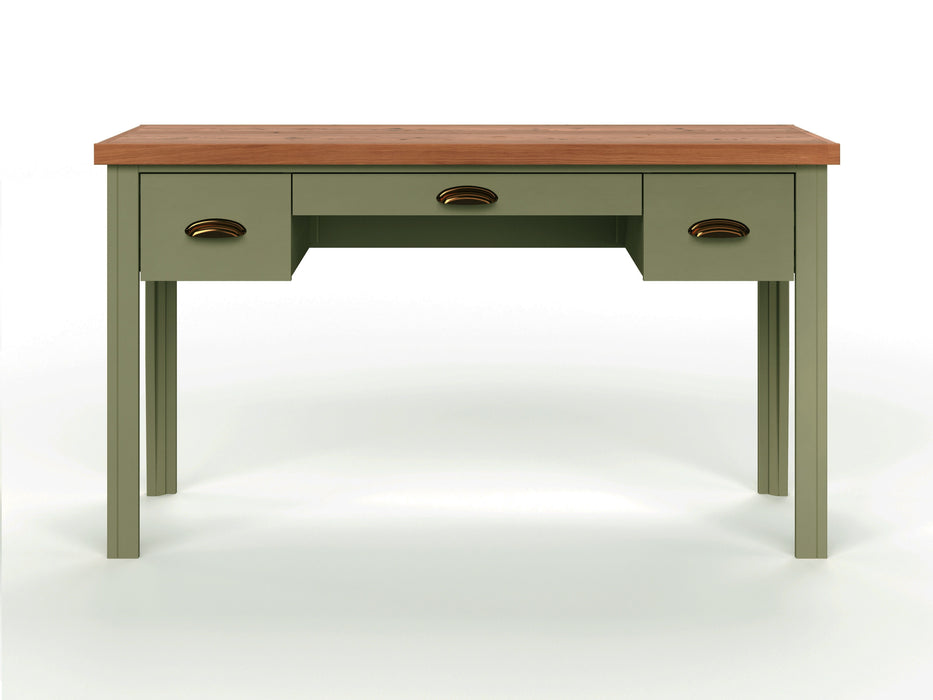 Vineyard - Writing Desk - Sage Green And Fruitwood