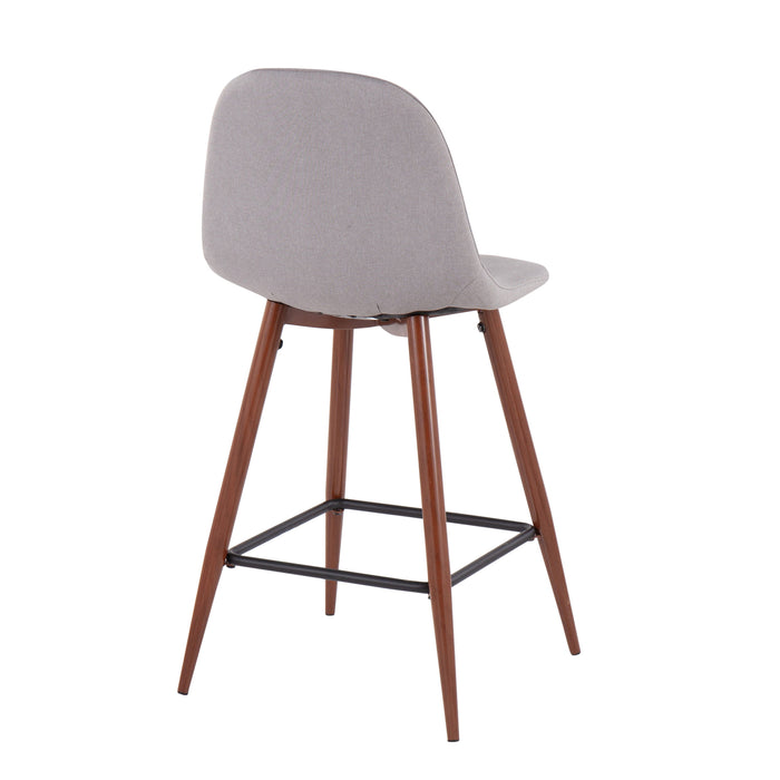 Pebble - Mid Century Modern Counter Stool (Set of 2)