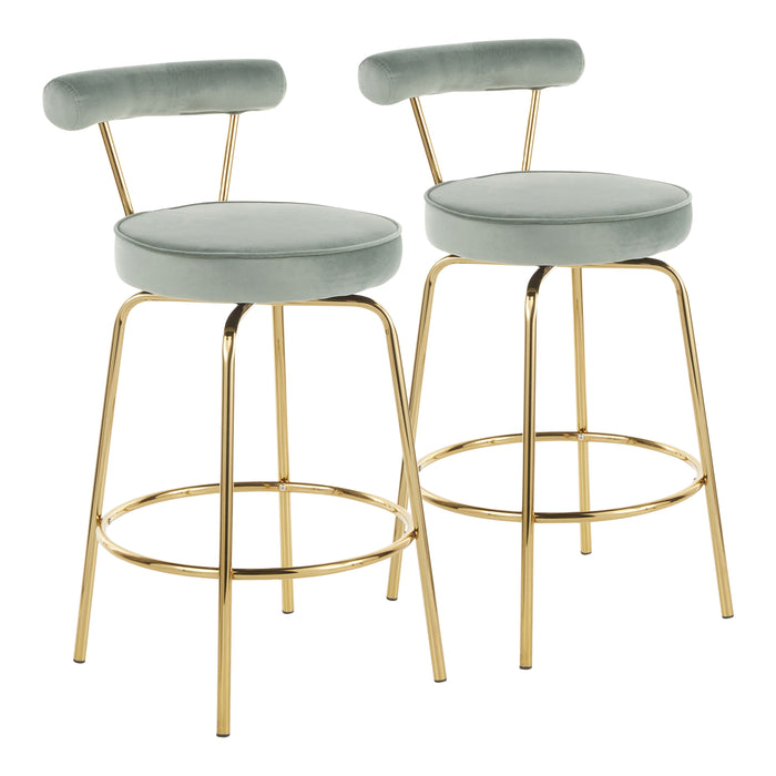 Rhonda - Glam Counter Stool (Set of 2)