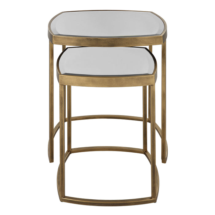 Vista - Nesting Tables (Set of 2) - Gold