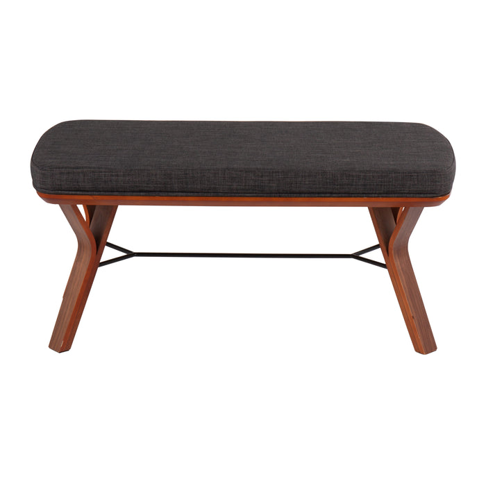 Folia - Mid Century Modern Bench