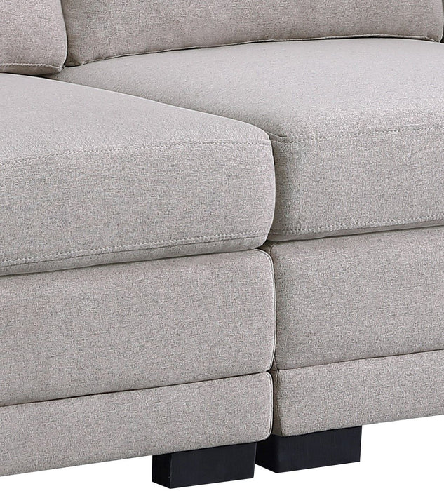 Kristin - Linen Fabric Reversible Sofa