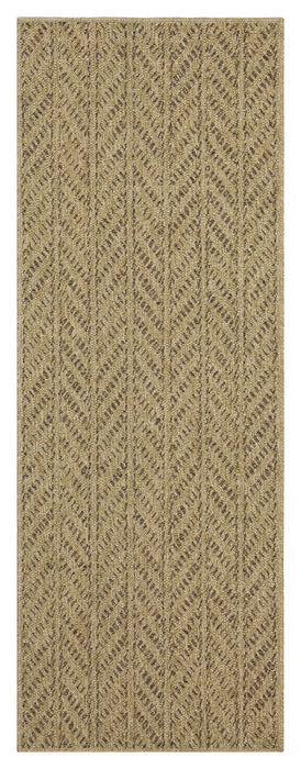 Earth - 2'7" X 7'3" Indoor, Outdoor Area Rug - Natural, Mocha