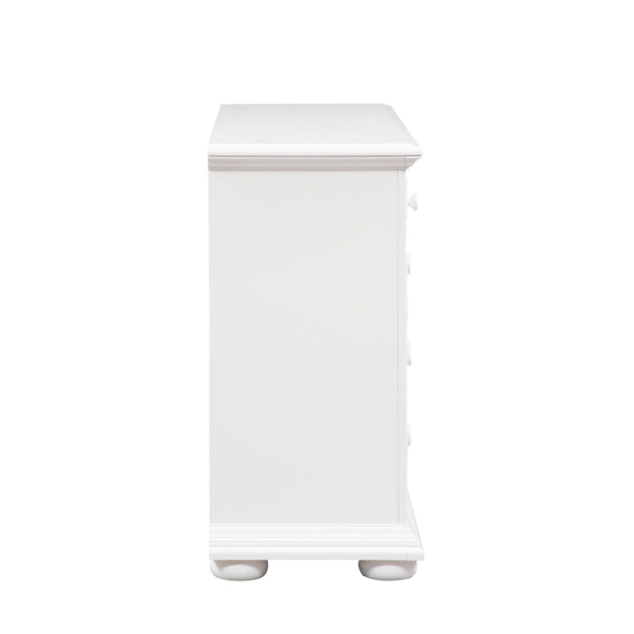 Summer House - 2 Door 5 Drawer Dresser - White