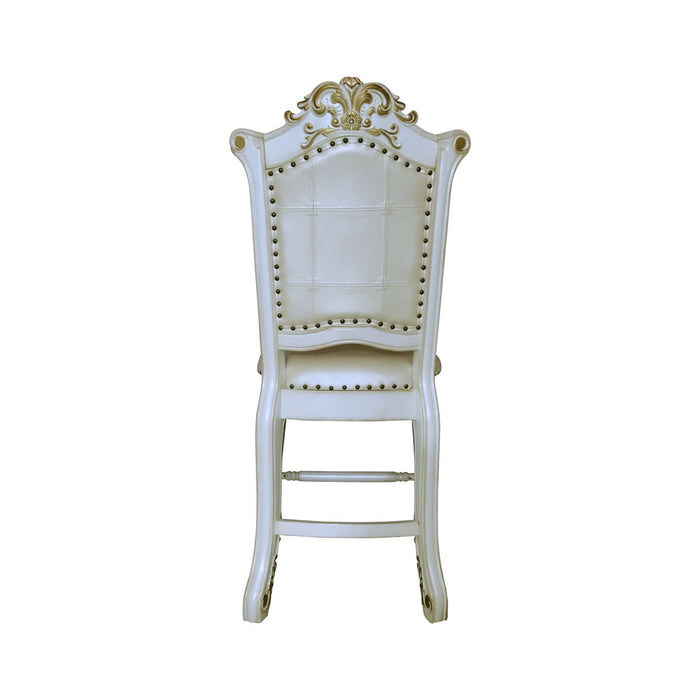 Vendome - Antique Counter Height Chair (Set of 2) - White