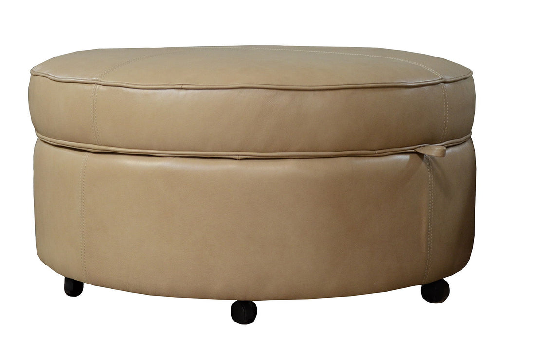 Auden - 3550/AL - Leather Storage Ottoman