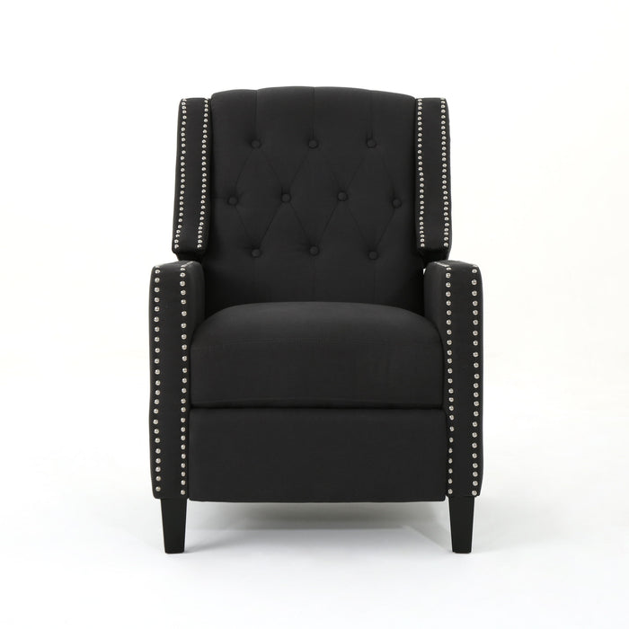 Push Back Chair Classic Fabric - Dark Gray