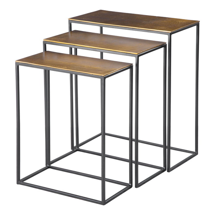 Coreene - Nesting Tables (Set of 3) - Gold