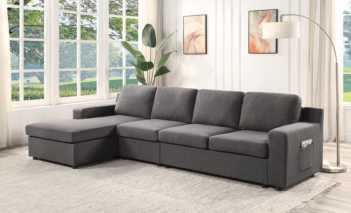 Waylon - Linen Sectional Sofa