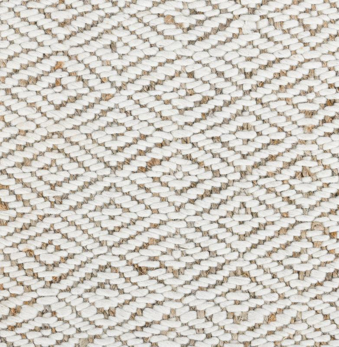 Comporta - 1' x 1' Tomar Rug - Natural/Ivory