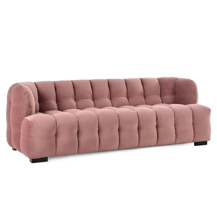 Petra - Velvet Sofa - Blush