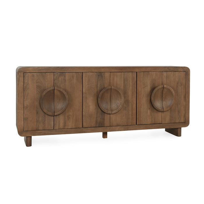 Vally - Mango Wood 6 Door Buffet - Natural