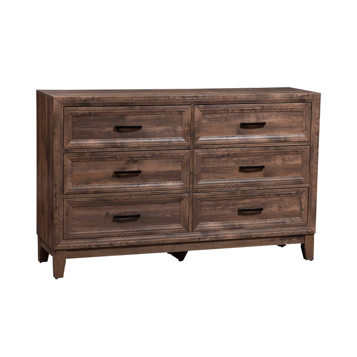 Ridgecrest - 6 Drawer Dresser - Light Brown