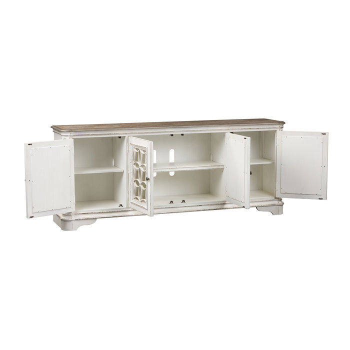 Magnolia Manor - 4 Doors TV Console - White