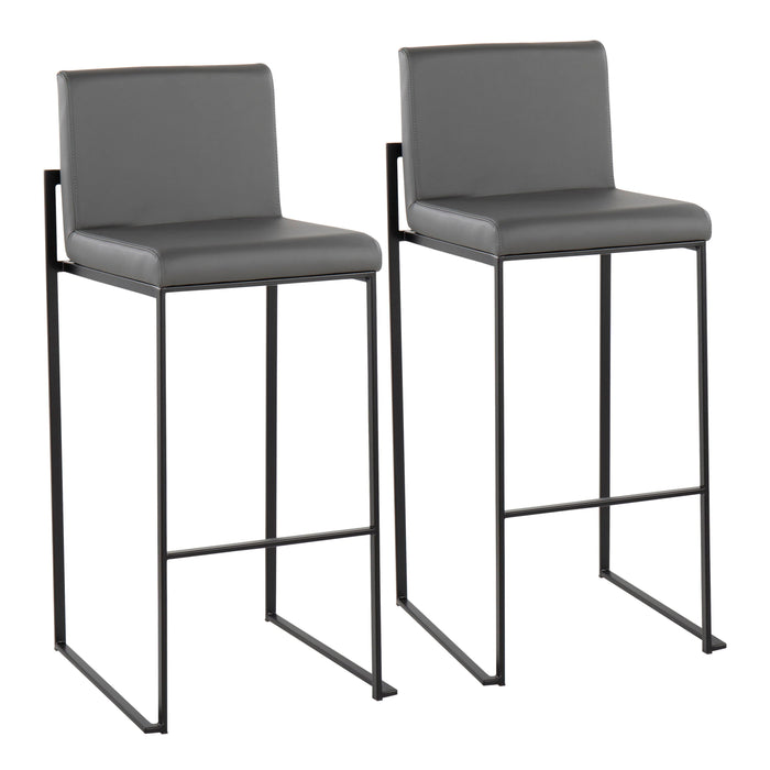 Fuji - Contemporary High Back Barstool Elegant Design