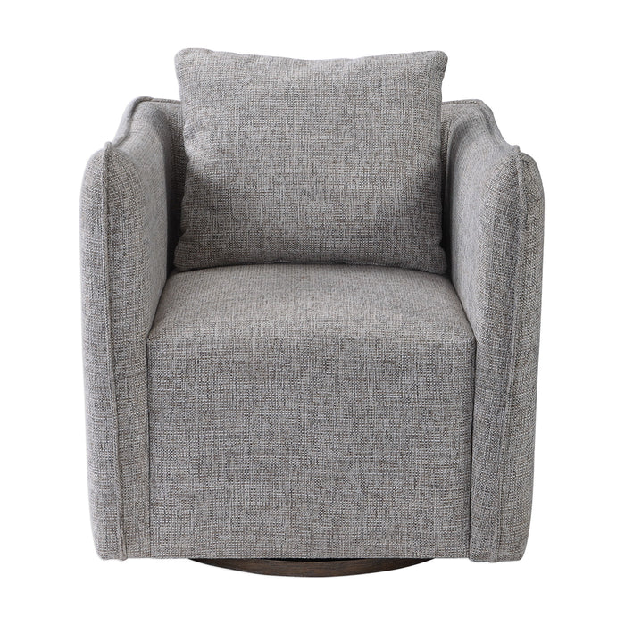 Corben - Swivel Chair - Gray