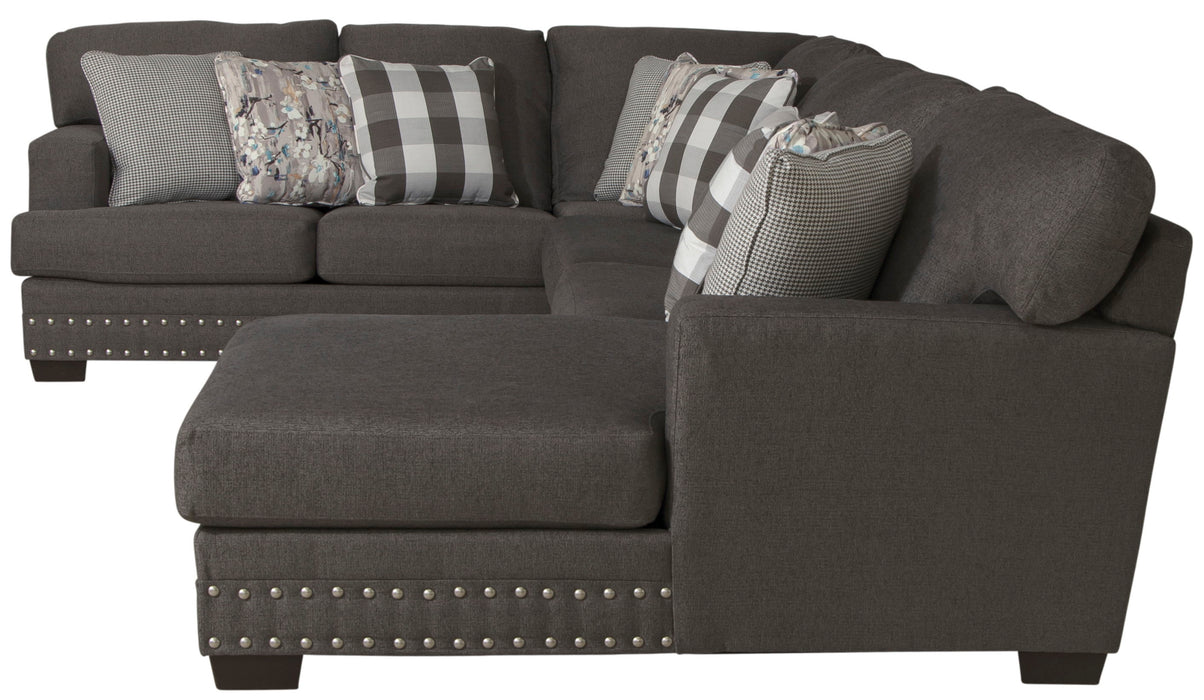 Crawford - Sectional With Accent Pillows