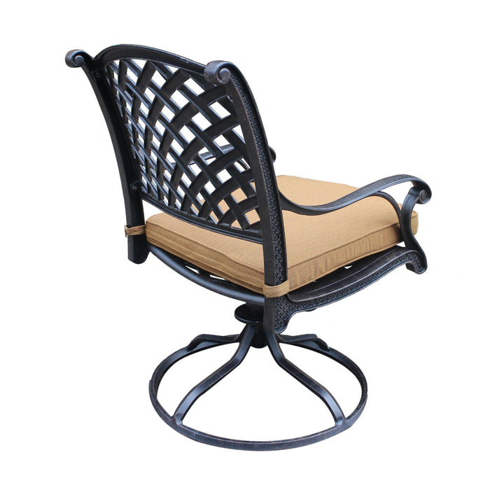 Dining Swivel Rocker (Set of 2) - Brown