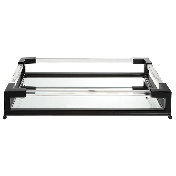 Balkan - Mirrored Iron Tray - Black