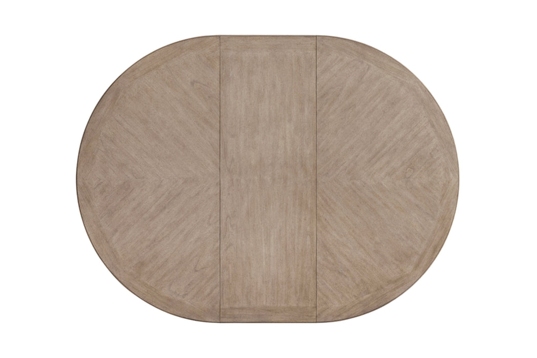 Round Dining Extendable Dining Table - Sand