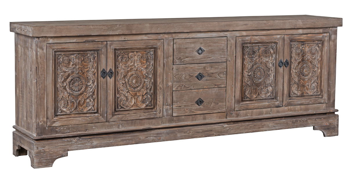 Amita - 3 Drawer 4 Door Sideboard