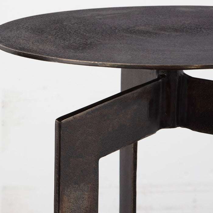 Deltoid - Accent Table - Gunmetal