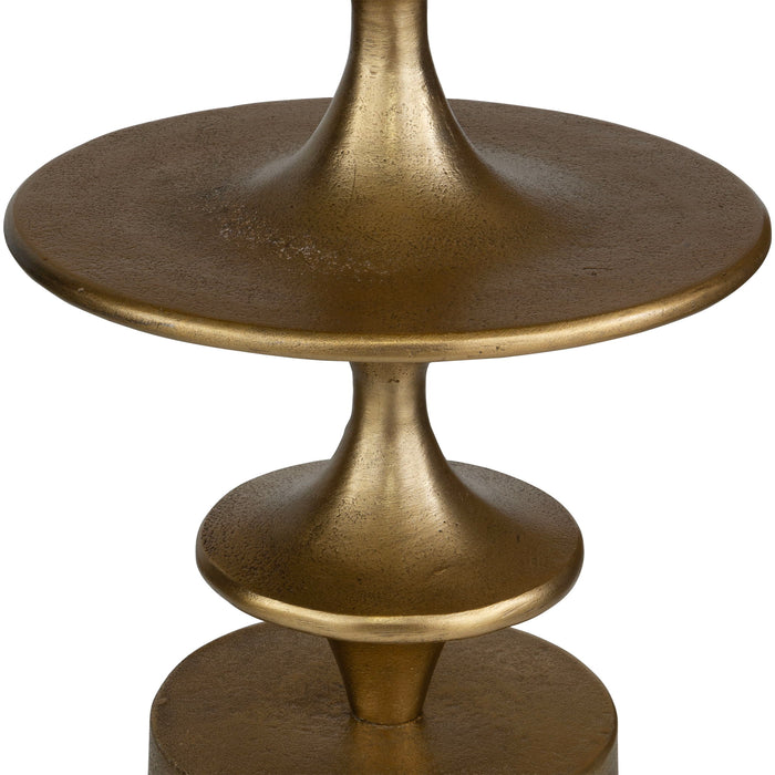 Flight - Accent Table - Brass