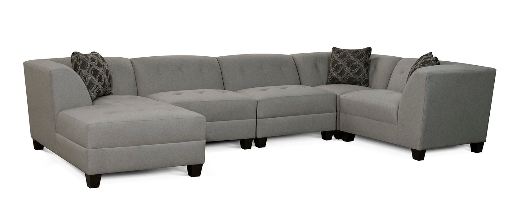 SoHo Living - 4M00 - Miller 5 Piece Sectional