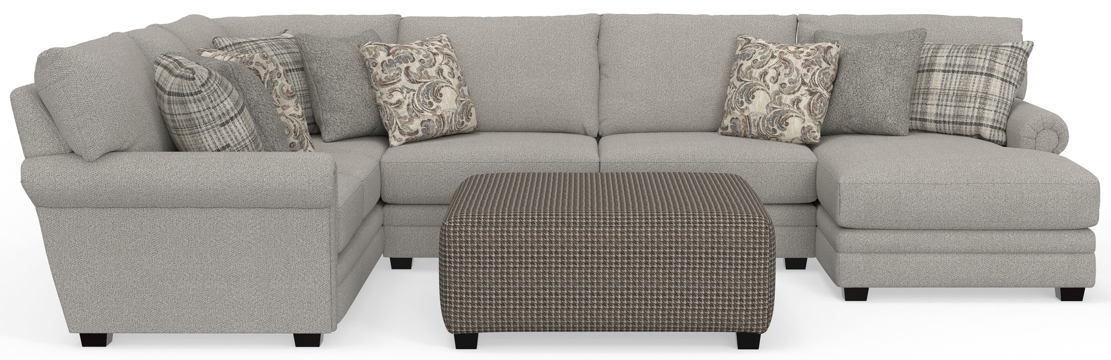 Livingston - Sectional With Comfort Coil Seating And Accent Pillows