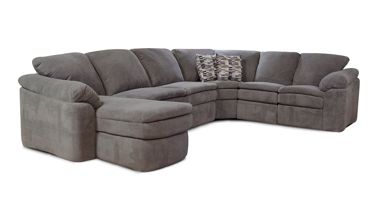 Seneca Falls - 7300 - 5 Piece Sectional (With LAF Chaise)