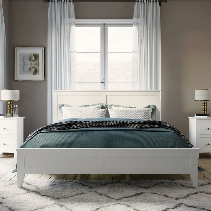 Modern Solid Wood Platform Bed