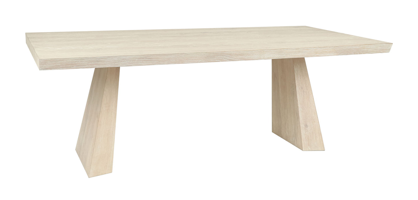 Sanford - Oak Veneer Dining Table - White Wash