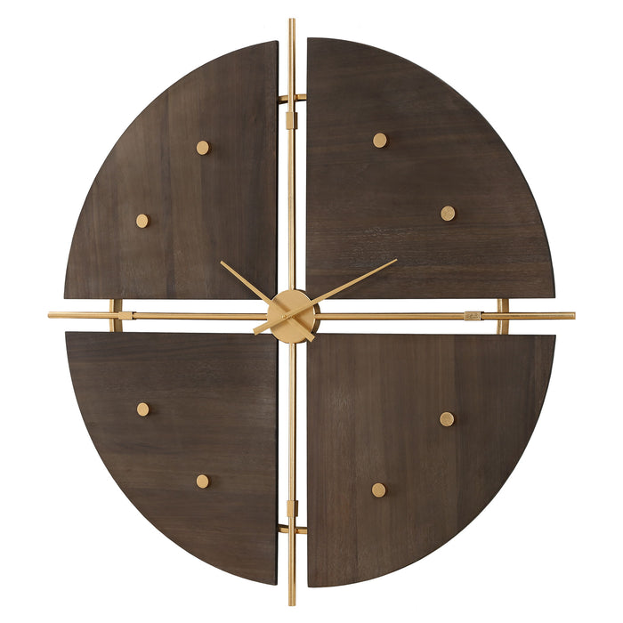 Walnut Elegance - Wall Clock