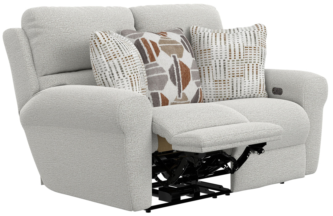 Kellen - Power Reclining Loveseat With Zero Gravity - Ecru