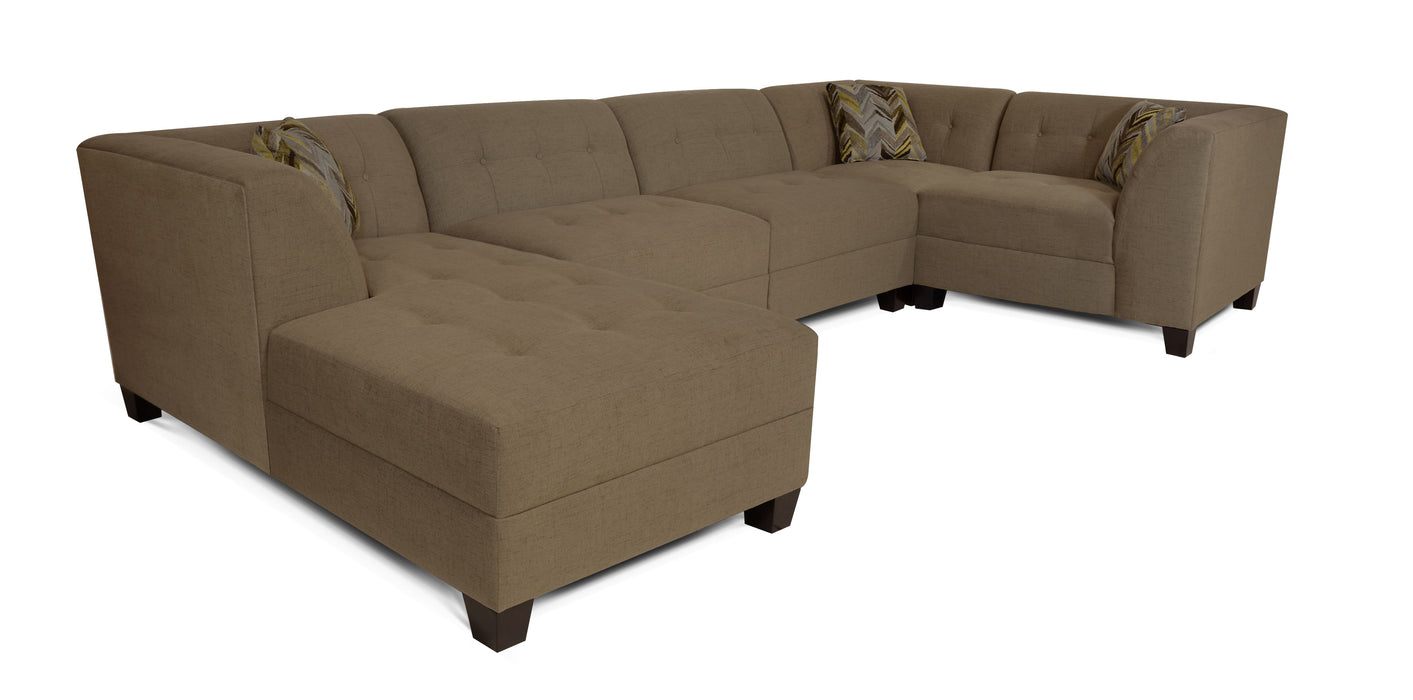 SoHo Living - 4M00 - Miller 5 Piece Sectional