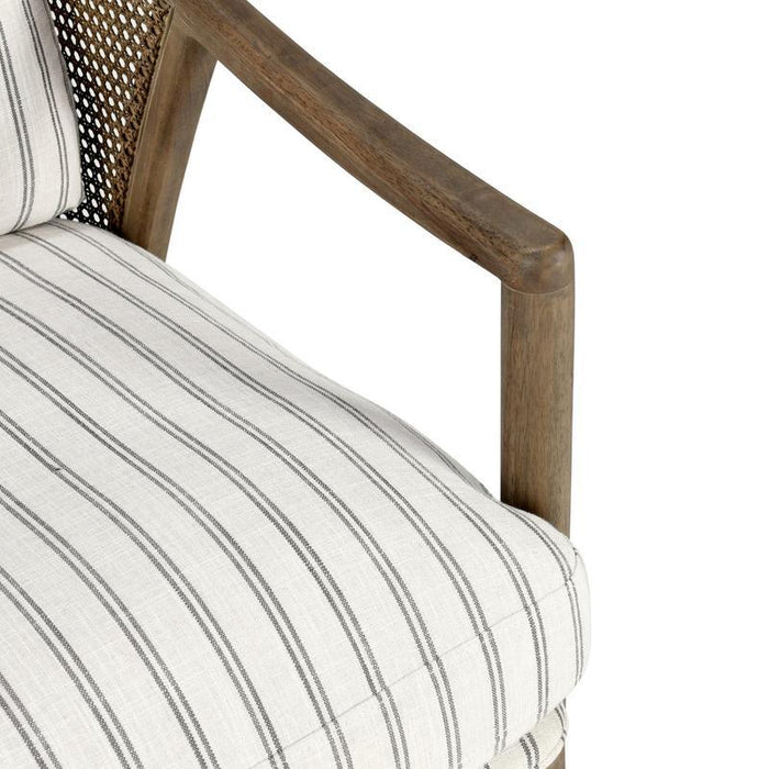 Cody - Accent Chair - Silver Stripe