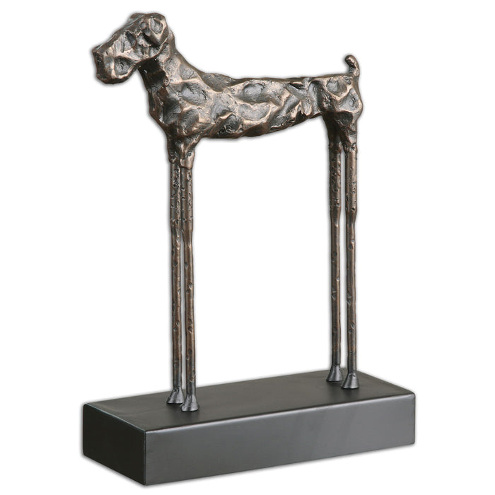 Maximus - Cast Iron Sculpture - Dark Brown