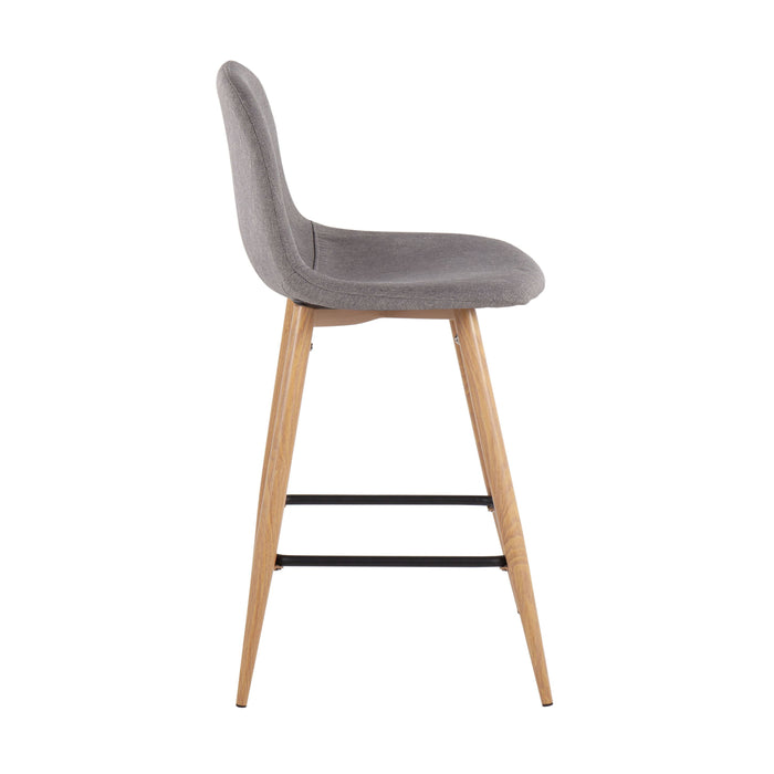 Pebble - Mid Century / Modern Counter Stool (Set of 2)